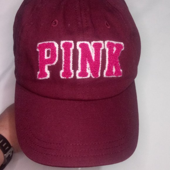 PINK Victoria's Secret Accessories - VICTORIA,S SECRET PINK EMBROIDERED FLEECE LOGO